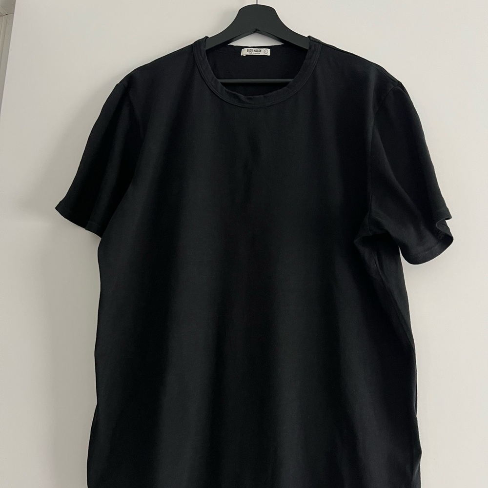 Buck Mason Men's Black Short Sleeve Tee